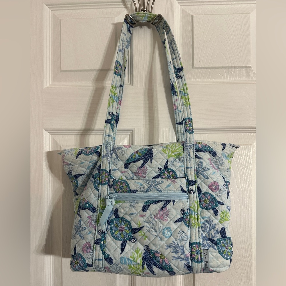 Rare, Retired Collectible Vera Bradley Cotton Turtle Dreams Tote Bag